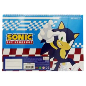 Μπλόκ Ζωγραφικής Α4 40Φ +Αυτοκόλλητα Sonic Gim 334-89416