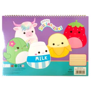 Μπλόκ Ζωγραφικής Α4 40Φ +Αυτοκόλλητα Squishmallows Gim 363-34416
