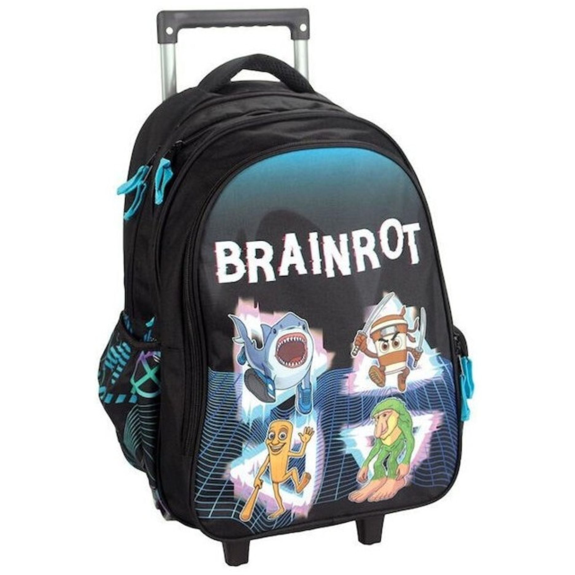 Τσάντα Trolley Δημοτικού Brainrot Gim 343-10074