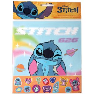 Άλμπουμ με 50 Αυτοκόλλητα Stitch Gim 771-30291