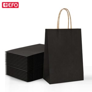 Σακούλα Δώρου Μαύρη 31x42x12cm +Efo 873105