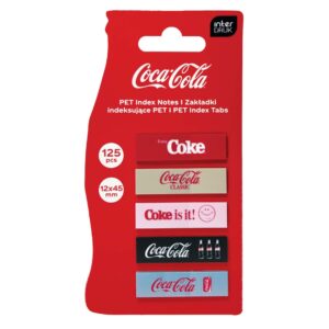 Αυτοκόλλητοι Σελιδοδείκτες Coca Cola Σετ Inter Druk