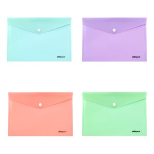 Φάκελος Με Κουμπί Pastel Α4 Salko 3146