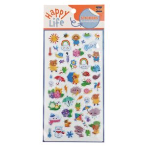 Αυτοκόλλητα Foam Happy Life 1 Φύλλο Gim 770-83203