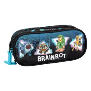 Κασετίνα Βαρελάκι Διπλό Brainrot Gim 343-10144