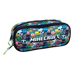 Κασετίνα Βαρελάκι Διπλό Minecraft Gim 316-04144
