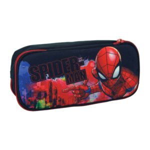 Κασετίνα Βαρελάκι Διπλό Spiderman Gim 337-13144