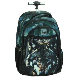 Τσάντα Trolley Δημοτικού Blue Eye Wolf BMU 357-33074