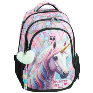 Τσάντα Οβάλ Δημοτικού Pastel Unicorn BMU 357-41031