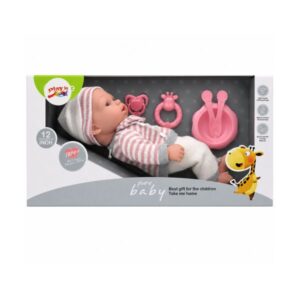 Pure Baby Κούκλα με μαλακό σώμα Play It 8334