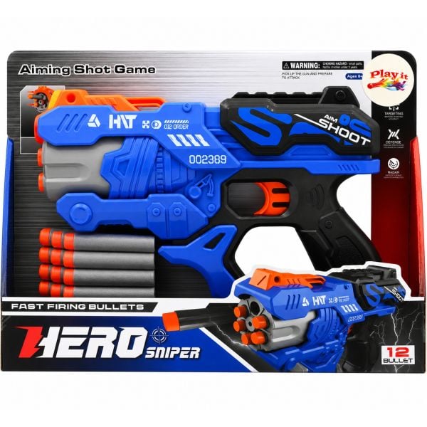 Όπλο Εκτοξευτής Hero Sniper Play It 8523