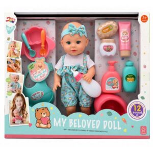 My Beloved Doll Κούκλα που Βρέχεται με αξεσουάρ Play It 8936